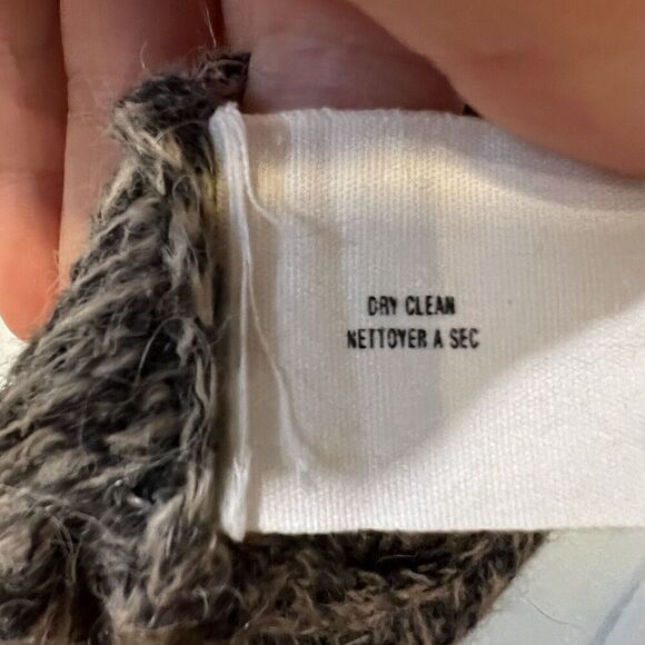 Anthropologie Sparrow Sweater Dress Size Small Gray Alpaca Wool Long Sleeve - Picture 9 of 10